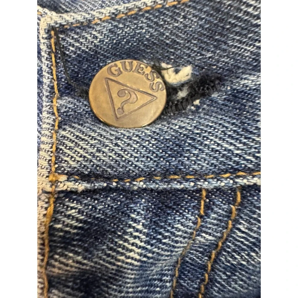 Vintage Guess Jeans‎ High Waist Tapered Leg Denim 90s Retro Style Womens Size 28